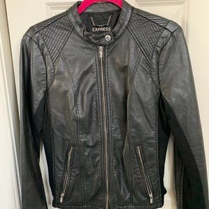 Express Faux Leather Moto Jacket